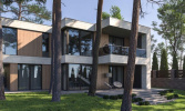 villák Új modern ház egy fenyőerdőben