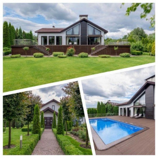 maison moderne avec piscine A42646